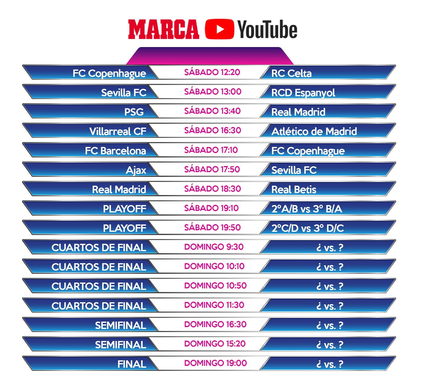 ¿Donde ver el torneo?